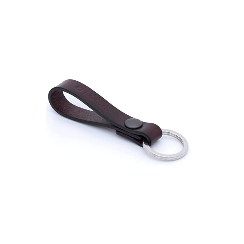 Rooxs 100% Leather Keyring for Men and Women, brown, Unit