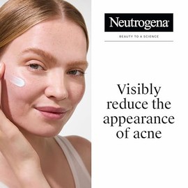 Neutrogena Rapid Clear - Gel de tratamiento de manchas de acné obstinado, máxima fuerza 10% de benzoilo peróxido medicamento para piel propensa al acn
