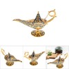 Metal Carved Hollow Legend Lamp Hollow Aladdin Magic Genie Light