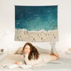 EGBTL Ocean Beach Tapestry, Coastal Wall Tapestry for Bedroom, Beach