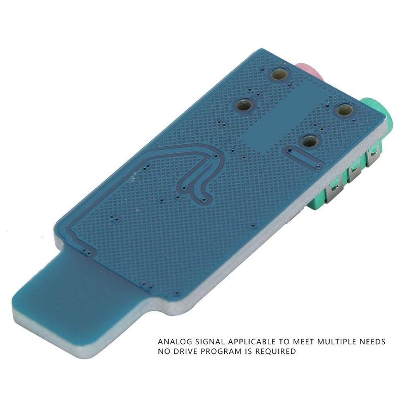 Sound Card, USB Drive Sound Card CM108 External Audio Adapter