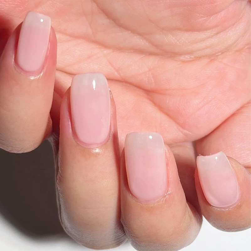 COSMOO Pale Pink Nail Polish Chip Resistant Manicure, Non-Toxic, Vegan,