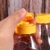 UPKOCH 4PCS Plastic Honey Jars Honey Squeeze Bottle Plastic Seasoning