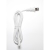 Omnihil (White) 5 Feet AC Power Cord Compatible with ELEPHAS