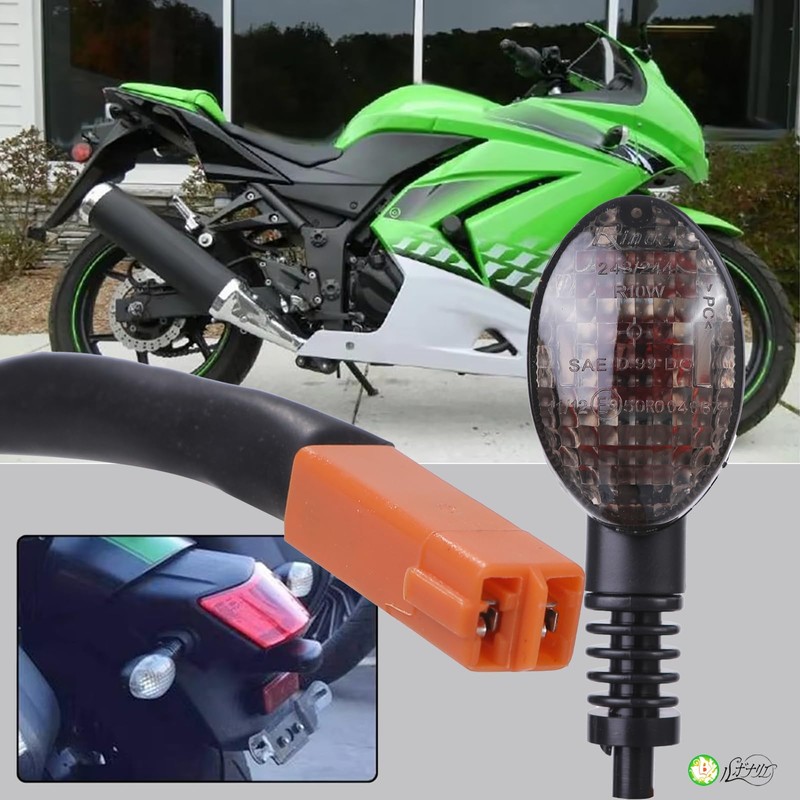 Rubonarie Kawasaki KLX250SF Turn Signal Light Smoke Lens 12V (Clear)