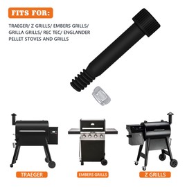 YAOAWE 3 Pack Pellet Grill Auger Motor Shaft Nut & Bolt Set Fit for Traeger, Pit Boss, Z-Grills, Rec Tec and Most Pellet Grills, AC Pellet Grill Shaft Nut & Bolt of Auger Motor