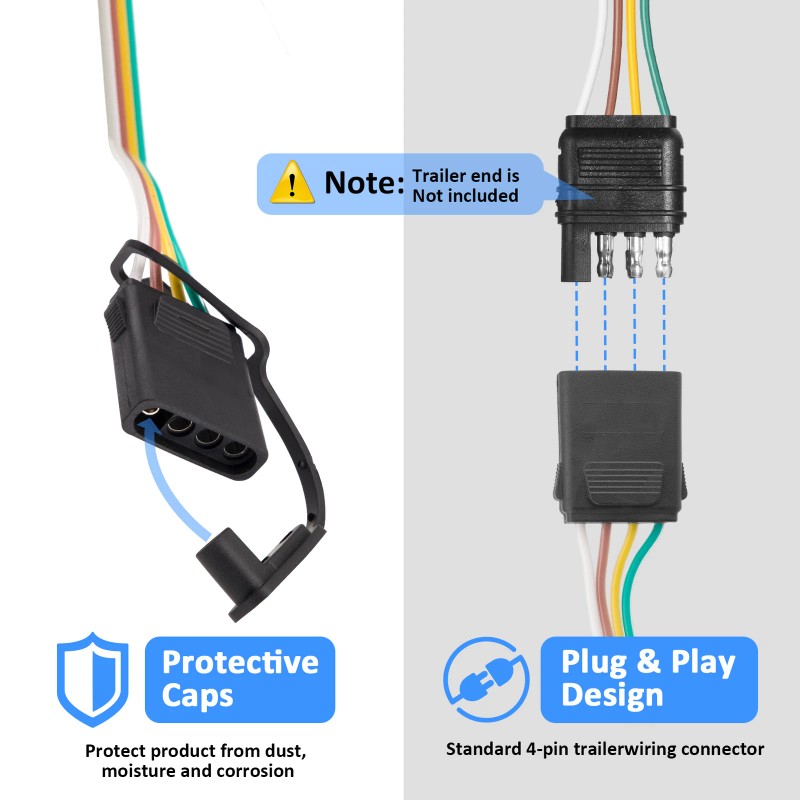 XM For 2019-2025 Honda Passport - Trailer Tow Light Wiring