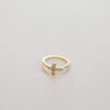 Forever Fervent Sideways Cross Pave Ring | 18K Gold |