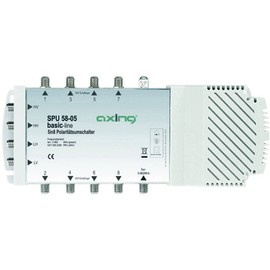 Axing SPU 58-05 SAT Multiswitch Inputs (Multiswitch): 5 (4 SAT/1 Terrestrial) Number of Subscribers: 8 Quad LNB-taug