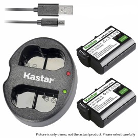 For Nikon DUAL Charger Combo For Nikon EN-EL15 V1 D500 D600 D610 D750 D800 D800E D810 D850 - Charger Only