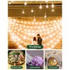 30 Pcs Christmas Baubles Clear Plastic Transparent Baubles Fillable Xmas