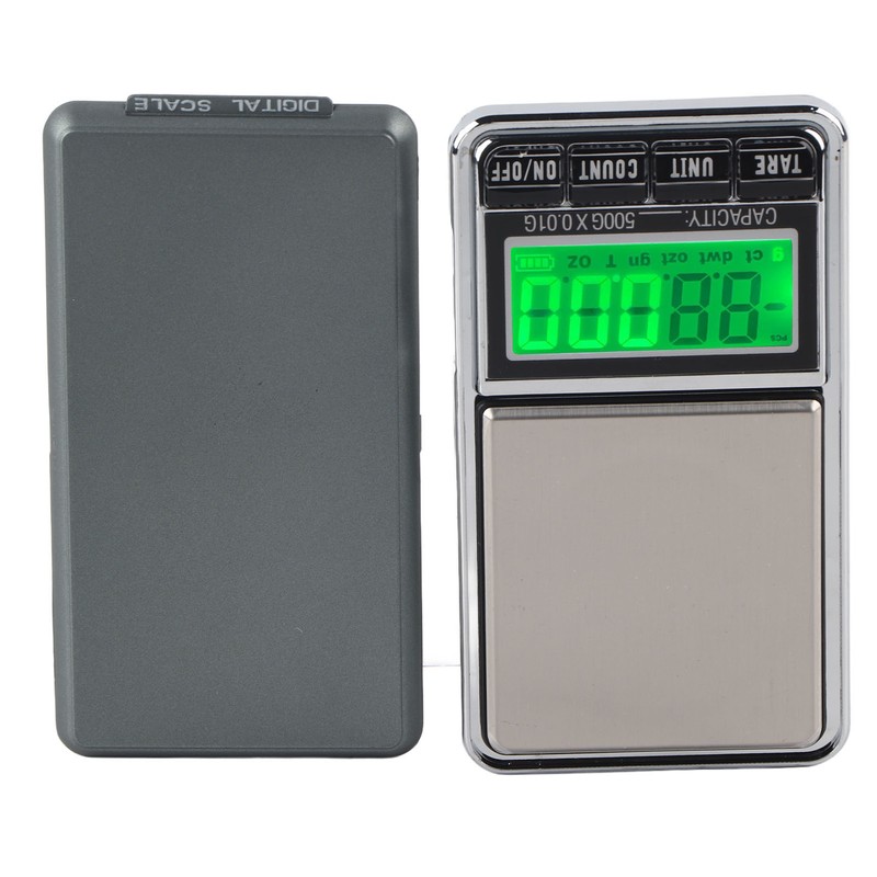 Electronic Jewelry Scale Pocket Digital Carat Scales with Green Backlight
