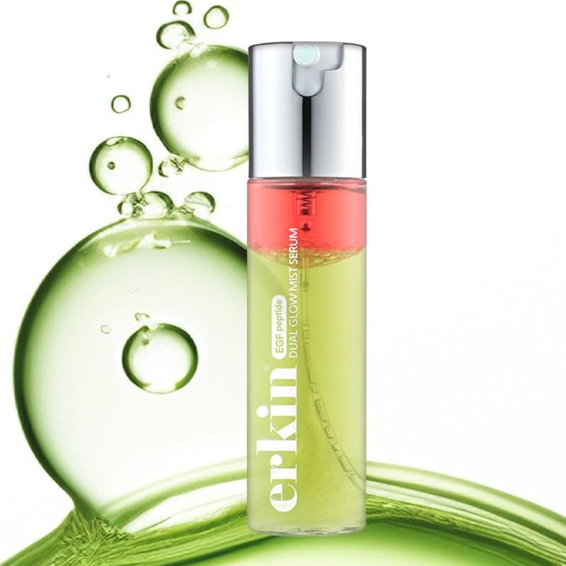 Erkin Dual Glow EGF Mist Serum 80ml Moisture Glowing Serum
