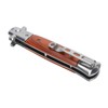 Switchblade Oil Hair Comb Stainless Steel Portable Automatic Spring Folding