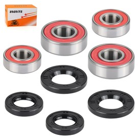 Both Front Wheel Bearing Seal Kits for Polaris Outlaw 450 500 525 2006-2011 Predator 500 2003-2007