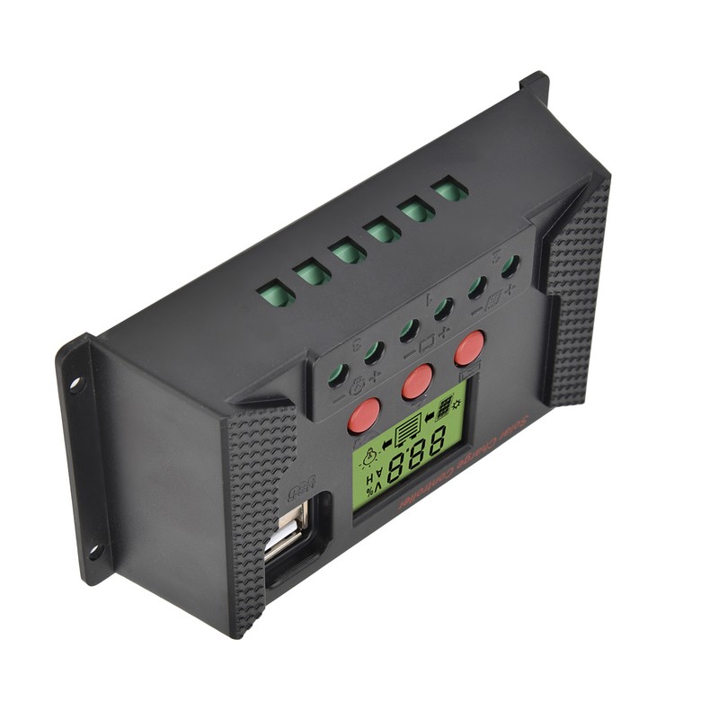 PWM LCD Solar Charge Controller 12V 24V 10A Battery Charge