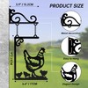 Metal Chicken Decor for Kitchen Rustproof