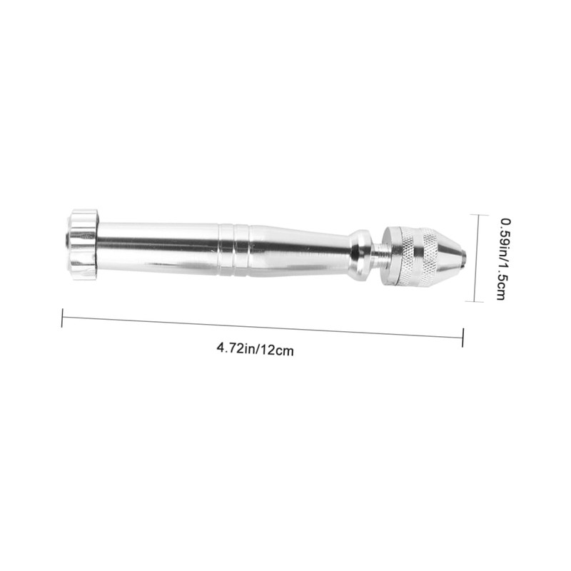 Operitacx 0.5-3.0mm Mini Hand Drill for Jewelry Wood and Metal
