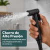 Bidet Pulverizador Acero Inoxidable para Inodoro (negro-12)
