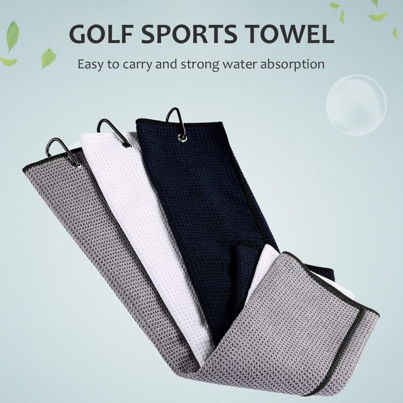 3Pcs Towel and Club Cleaning Brush Kit Divot Repair Tool