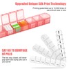 Extra Large Pill Organizer 2 Pack, XL Pill Box 7