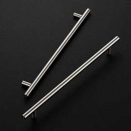 Ravinte 12-1/2 Inch Cabinet Handles Brushed Nickel Stainless Steel Kitchen Cupboard Hardware Cabinet Handles 10" Hole Center 4 Pack