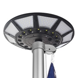 RAYSLIT Solar Flag Pole Light – 360° LED Illumination, Solar Powered, Waterproof for 20-25ft Flagpoles – Outdoor Yard Lighting – Perfect for Residential & Commercial Use