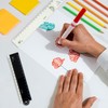ALLY-MAGIC Folding Ruler, 4 Pcs 30cm Folding Geometric Ruler Flexible