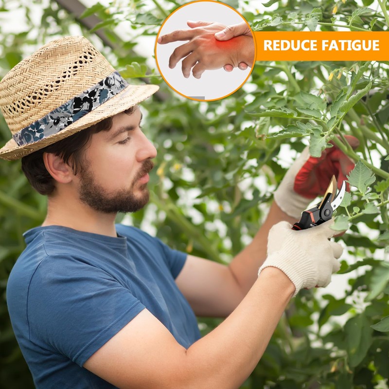 Pruning Shears, Garden Shears - Hewog 8.5" Professional Premium SK5