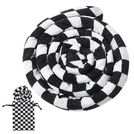 Spiral Lock Hair Tie Dreadlock Bendable Ties Locs Accessories Bands Iron Wire Embedded Loc For Thick Curly Hair Women and Men Ponytail Holders Long. (Set of 1) (Zebra)