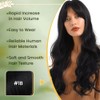 RUNATURE Extensiones de Cabello Humano con Clip 10 Pulgadas 80g