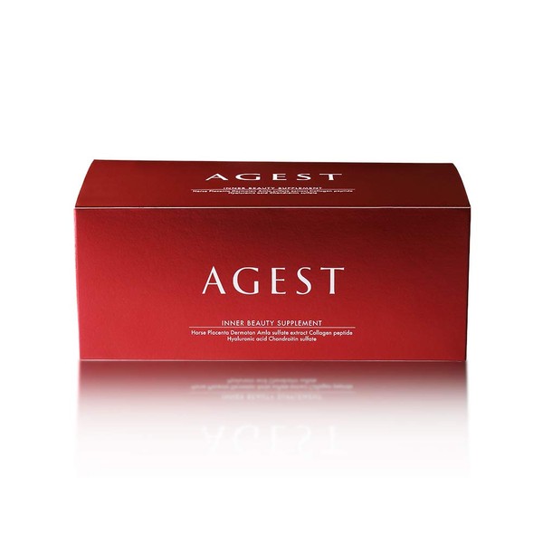 Agist Inner Beauty Supplement, 1 Box (4 Capsules x 30 Packets), Placenta, Hyaluronic Acid, Supplement, Horse Placenta, AGEST (1)