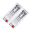 KICHOUSE 2pcs Eyesight Chart Eye Exam Chart Visual Test for