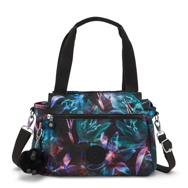 Kipling Elysia Printed Shoulder Bag Spectral Orchid