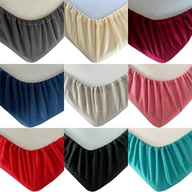 Winter Fleece Fitted Sheet, Thermal Fitted Sheet, Warm Fluffy Bed Sheet in Many Colours and Sizes