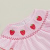 Kayotuas Newborn Baby Girls Smocked Bubble Romper Cute Embroidery Ruffle