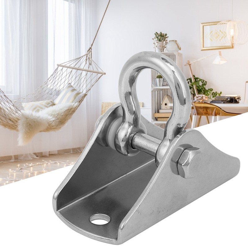 Stainless Steel Ceiling Buckle Mount Hook Fixed Disc with 2