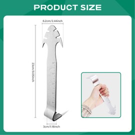 Staple Shark, Multi-Functional Staple Remover and Puller for Electrical, Construction, and Cable Staples - The Ultimate Tool for DIY Enthusiasts and Gifts for Men (1 PCS)