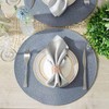 AHHFSMEI Round Braided Placemats 15 Inch Round Table Mats for