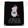 Mr. & Mrs. Panda Unicorn Photographer Sports Bag, black