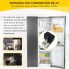 New Icelily 2X W10613606 Refrigerator Compressor Start Relay + Capacitor