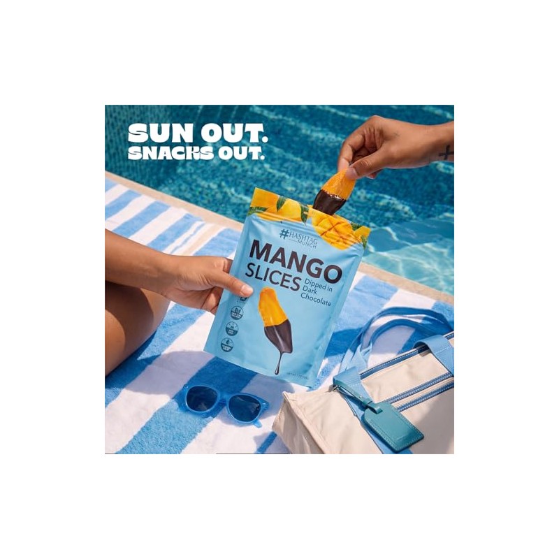 Life Plus Style Gourmet Hashtag Munch Mango Slices Dipped in