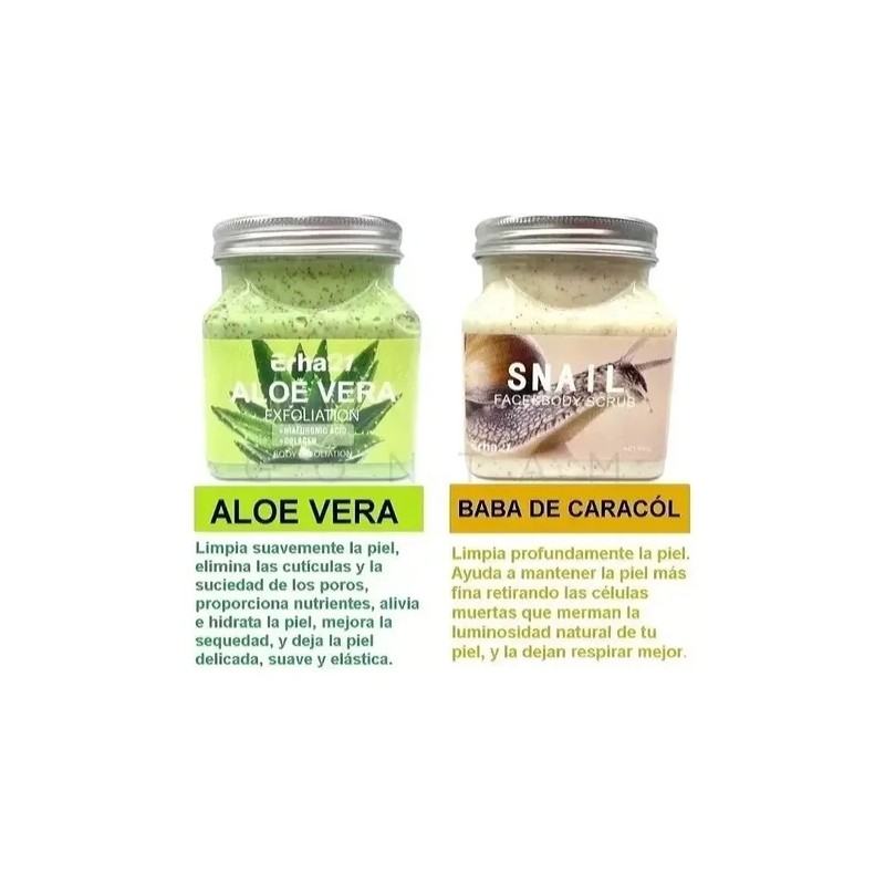 5 Exfoliante Facial Y Corporal Aromas Hidrata Aclara Mancha