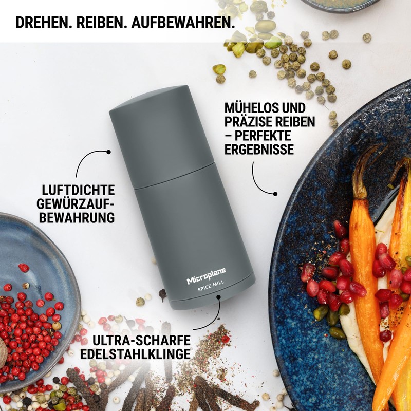 Microplane Spicemill Eucalyptus Green