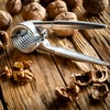 KADAX Nutcracker for Walnuts, Hazelnuts, Almonds, Pistachios, Metal Nut Tongs,