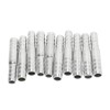 50 Pcs Air Conditioning Hose Barb Fitting Aluminum Pipe Connector