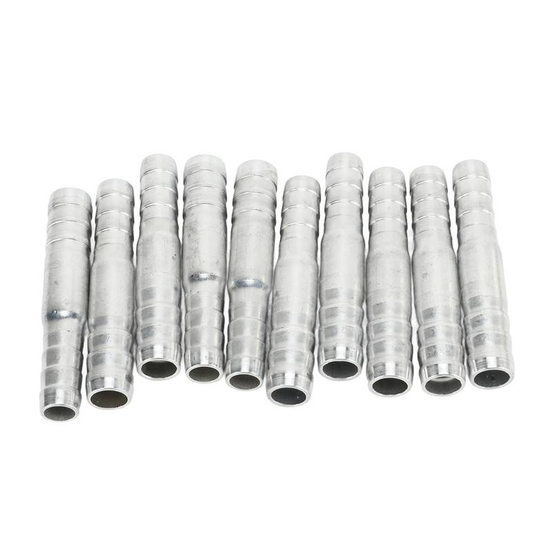 50 Pcs Air Conditioning Hose Barb Fitting Aluminum Pipe Connector