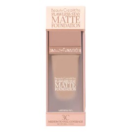 Flawless Stay Matte Foundation Waterproof Beauty Creations Tono 3c