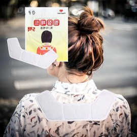 5 winter items, hiking equipment and heating packs for attaching to the neck and shoulders sauna pad