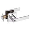 Probrico Heavy Duty Square Keyed Door Lever with Lock and